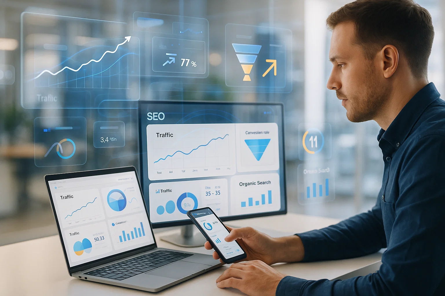 AI Service SEO โ How We Delivered 112% Organic Growth